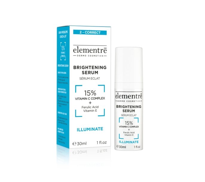 Сыворотка, улучшающая тон кожи с витамином С Elementre 15% 30 мл